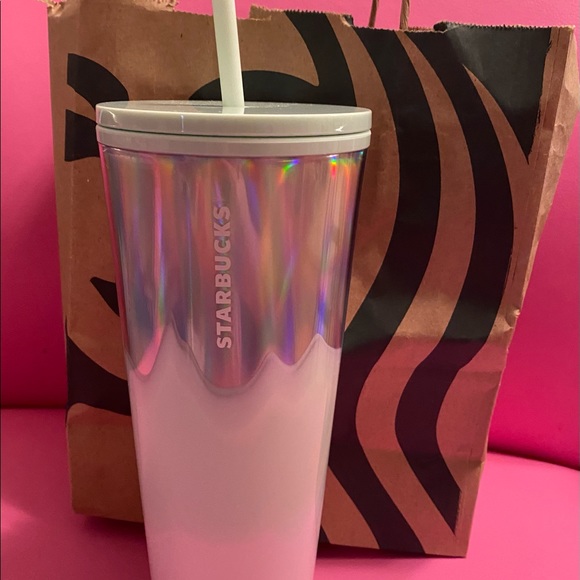 NWT beautiful winter Starbucks tumbler. Gorgeous colors.
